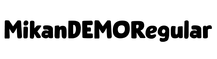 Mikan DEMO Regular Font