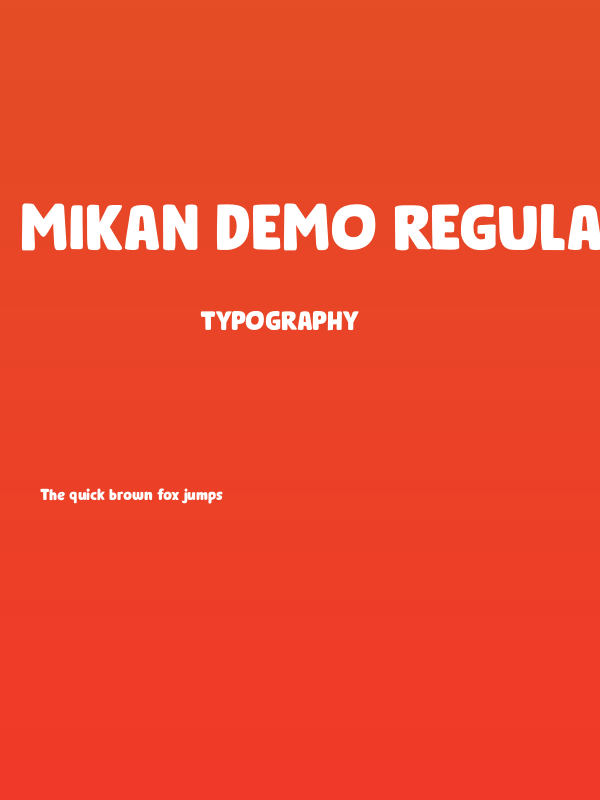 Mikan DEMO Regular Poster
