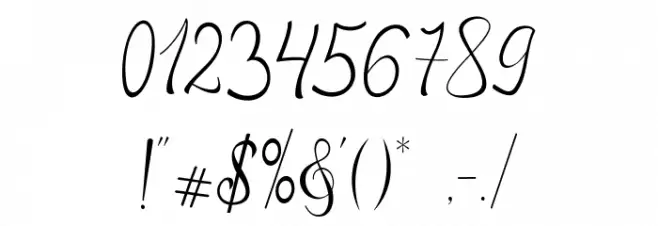 Mikayla Font OTHER CHARS