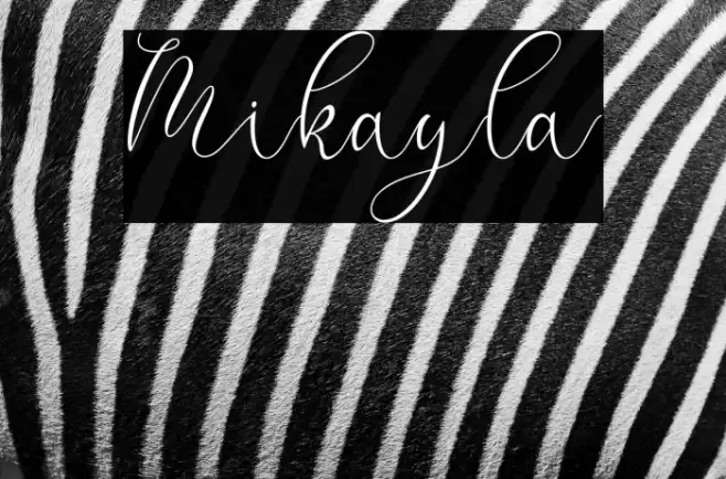Mikayla Font examples