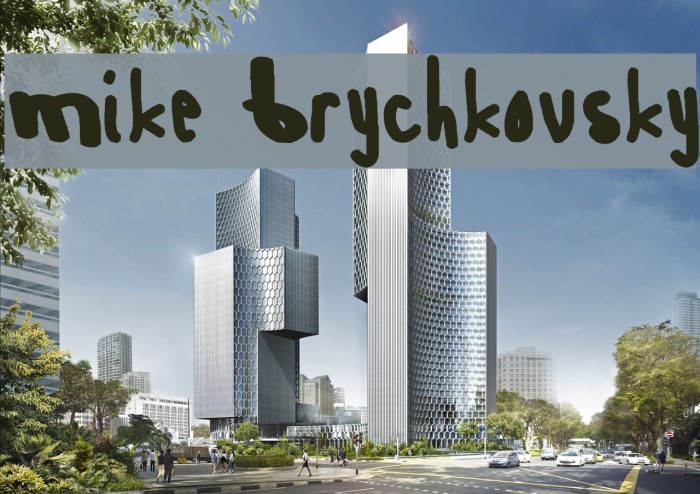 Mike Brychkovsky Font examples