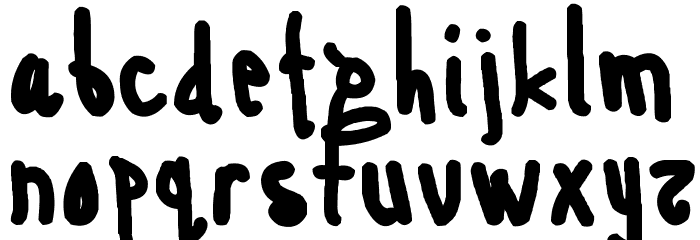 Mike Brychkovsky Font LOWERCASE