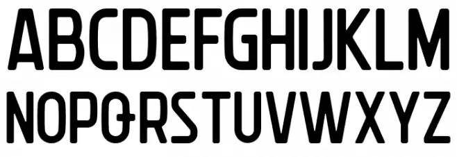 MikeSansFreeRegular フォント 大文字
