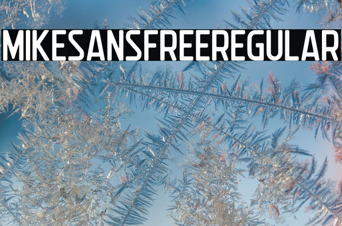 MikeSansFreeRegular Example 1