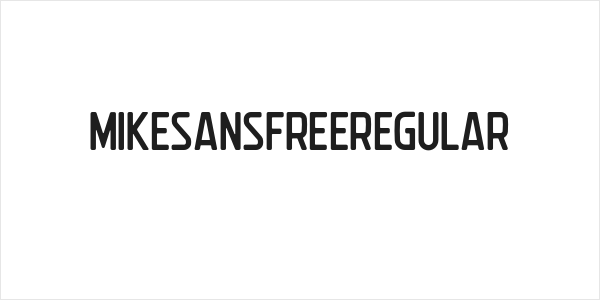 MikeSansFreeRegular Logo