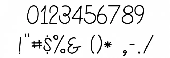 Mikelis-Bold Font OTHER CHARS