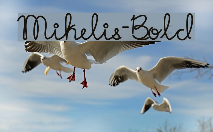 Mikelis-Bold Font examples