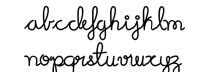 Mikelis-Bold Font LOWERCASE