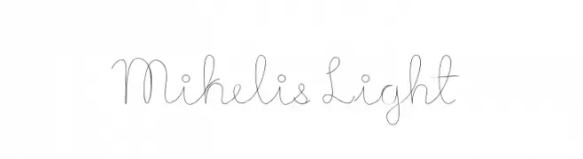 Mikelis-Light  Free Fonts Download