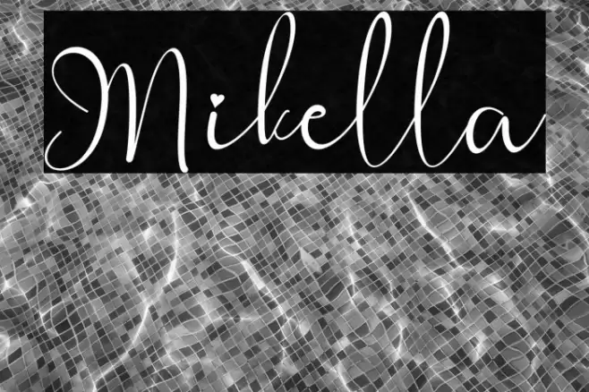 Mikella Font examples