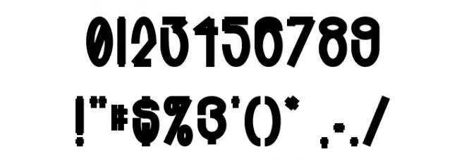 Mikey Jax Font OTHER CHARS