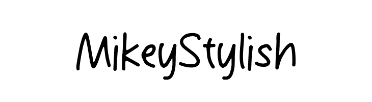 Mikey Stylish  नि: शुल्क फ़ॉन्ट्स डाउनलोड