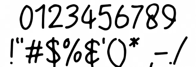 Mikey Stylish Font OTHER CHARS