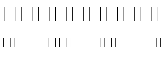 Mikey's Matrix Font OTHER CHARS