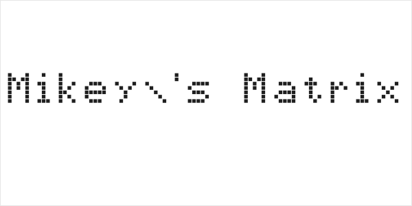 Mikey's Matrix Logo