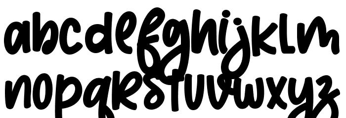 Mikhaloo - Personal use Schriftart Kleinbuchstaben