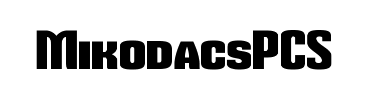 MikodacsPCS  नि: शुल्क फ़ॉन्ट्स डाउनलोड