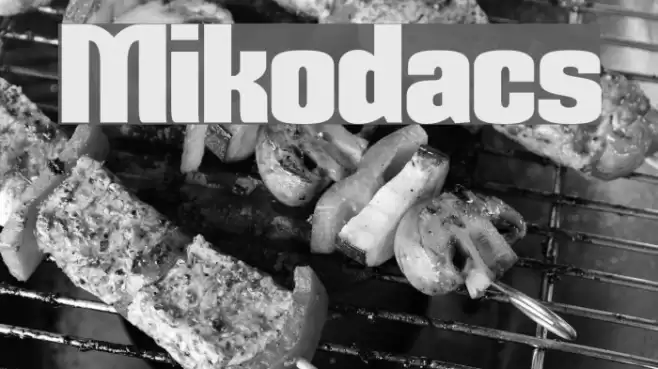 Mikodacs Font examples