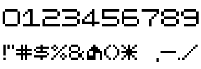 Mikrokomputer Closed Font OTHER CHARS