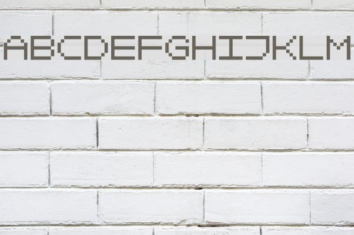 Mikrokomputer Closed Font examples