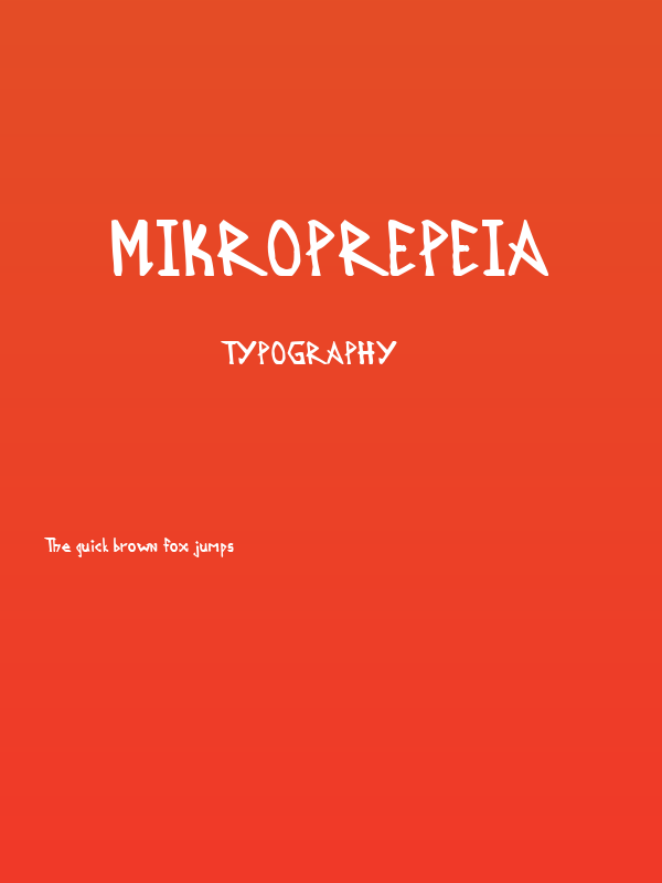 Mikroprepeia Poster