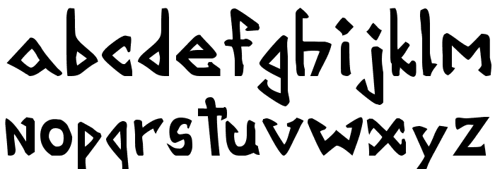 Mikroprepeia Font LOWERCASE