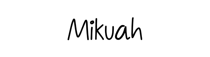 Mikuah  नि: शुल्क फ़ॉन्ट्स डाउनलोड