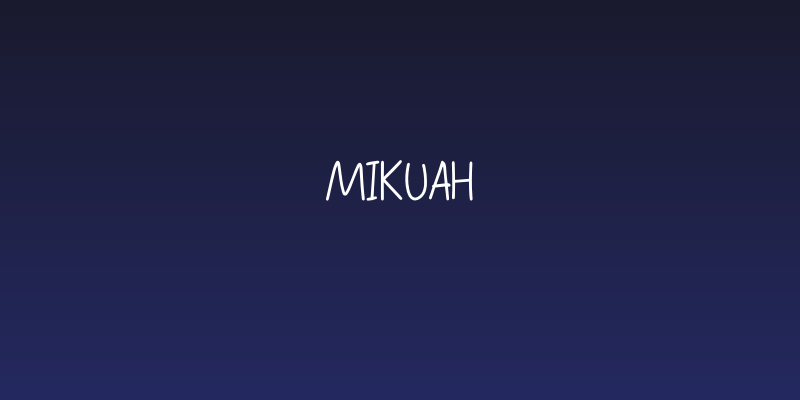 Mikuah Social Header