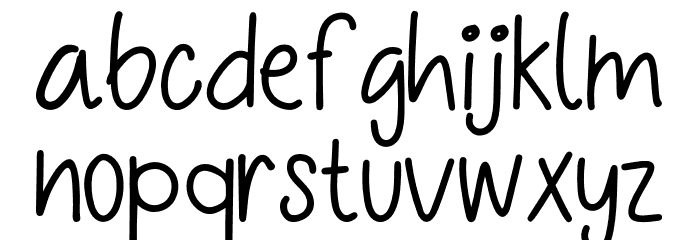 Mikuah Font LOWERCASE