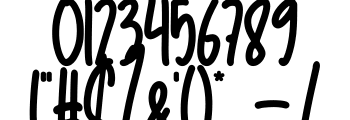 Mikulsa Font OTHER CHARS
