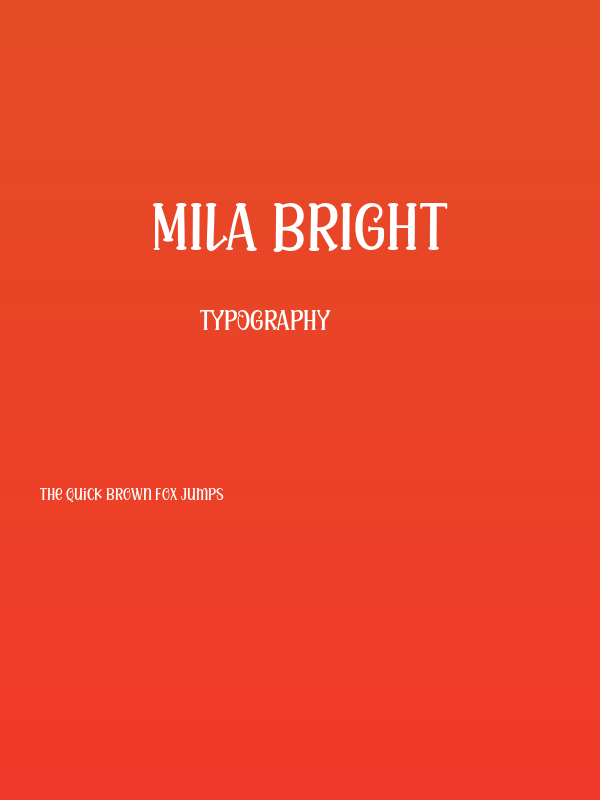 Mila Bright Poster