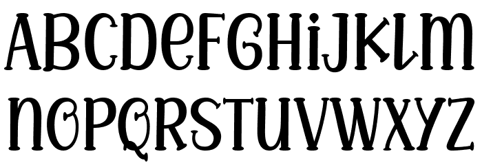 Mila Bright Font LOWERCASE