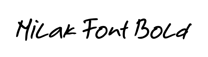 Milak Font Bold  Descarca Fonturi Gratis