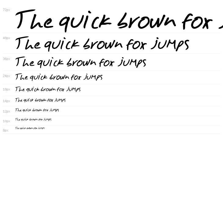 Milak Font Bold Waterfall