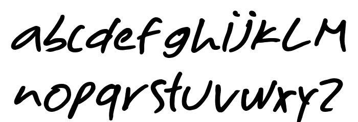 Milak Font Bold Font LOWERCASE
