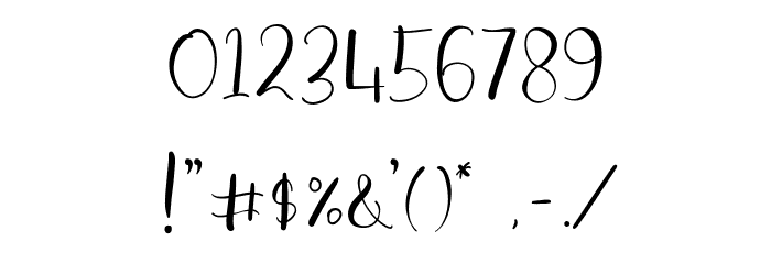 Milane Font OTHER CHARS