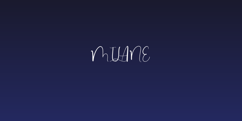 Milane Social Header