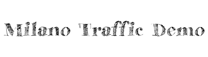 Milano Traffic Demo  les polices de caractères gratuit tlcharger