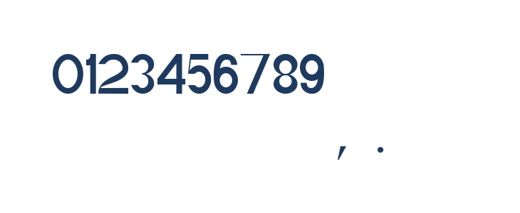 Milara Regular Other Characters