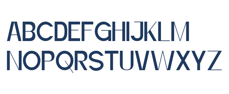 Milara Regular Uppercase