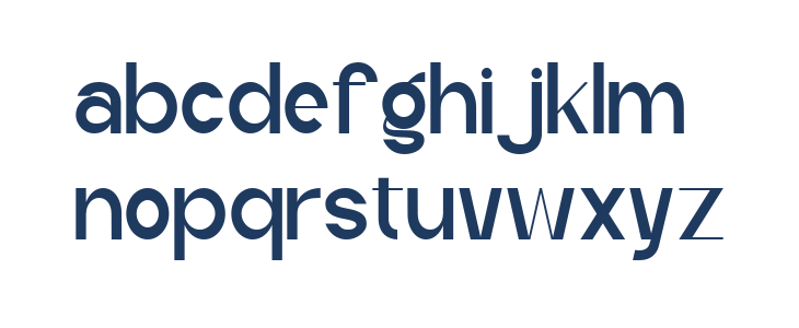 Milara Regular Lowercase