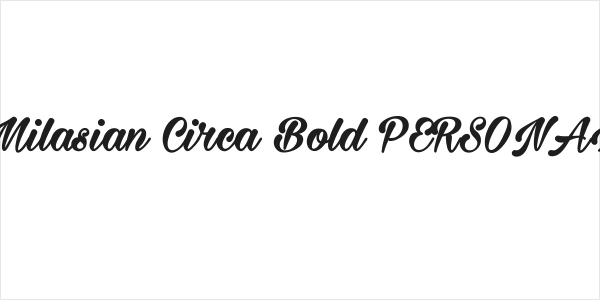Milasian Circa Bold PERSONAL Logo