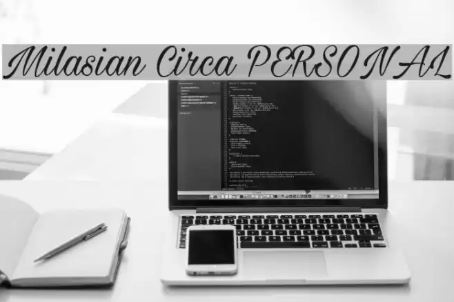 Milasian Circa PERSONAL Font examples