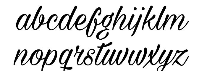 Milasian Circa PERSONAL Font LOWERCASE