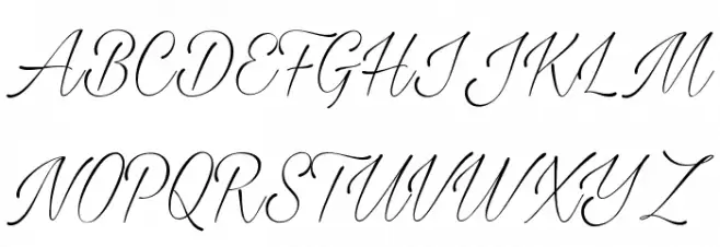 Milasian Circa Thin PERSONAL Schriftart Groß