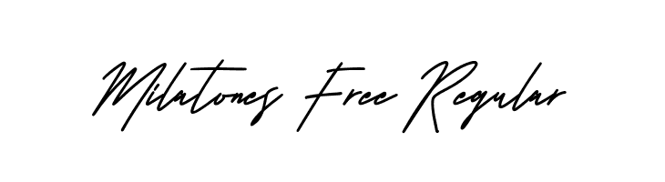 Milatones Free Regular  Fuentes Gratis Descargar