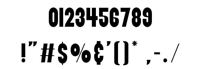Milbong Font OTHER CHARS