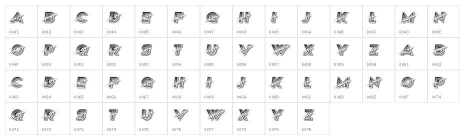 Milch Regular Character Map