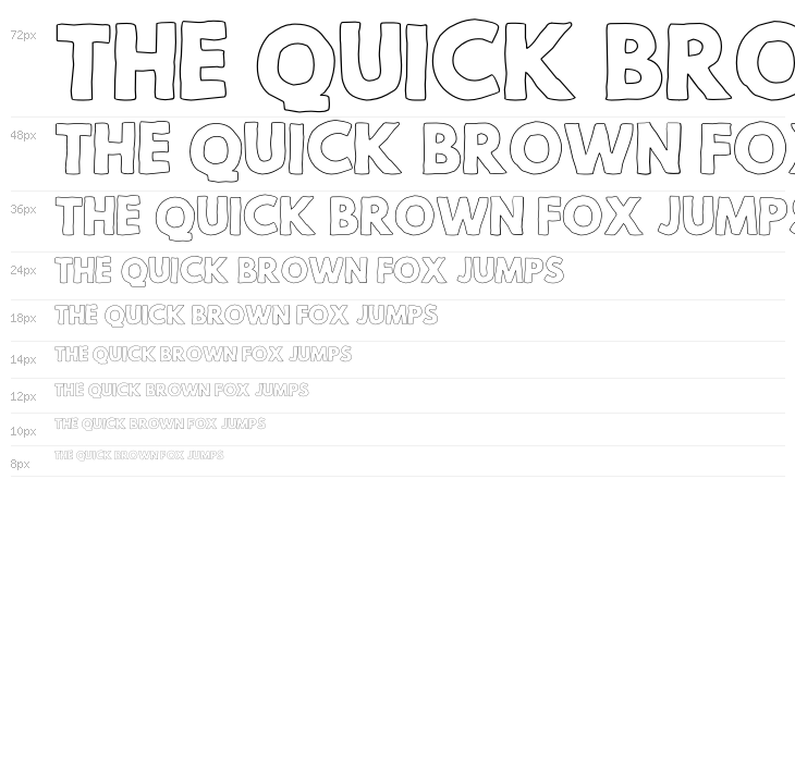 Mild Life Outline Waterfall