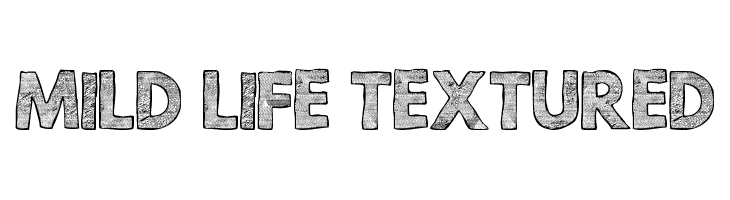 Mild Life Textured  Free Fonts Download